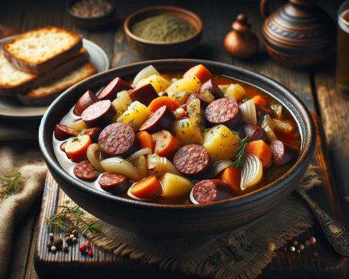 Reindeer Sausage Stew