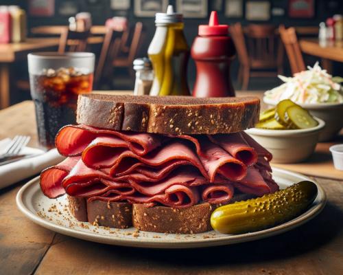 Montreal Smoked Meat Sandwich