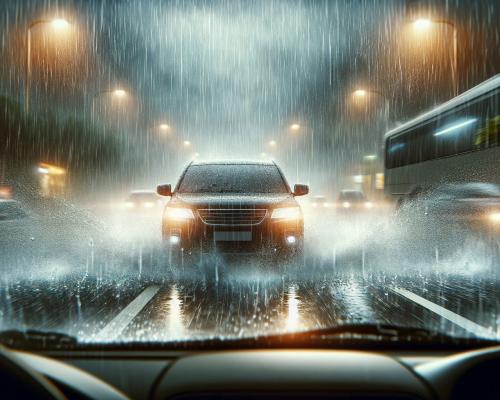 Подорож на автомобілі під час дощу