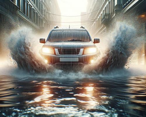 The Dangers of Driving Through Deep Puddles and Water Bodies